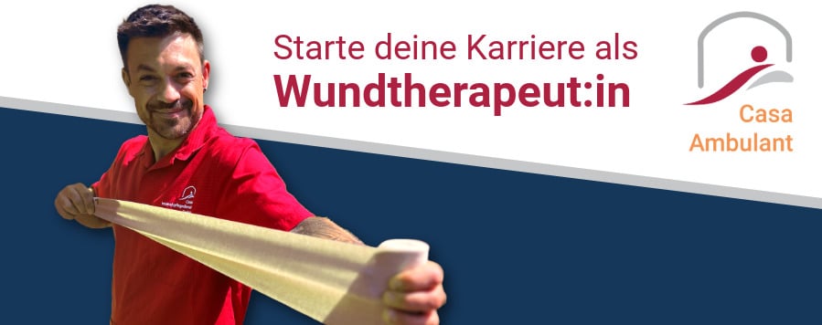 Starte deine Karriere als Wundtherapeut:in bei Casa